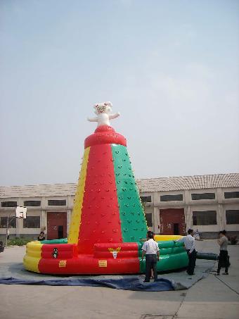 户外大型玩具,充气蹦蹦床,充气蹦床,充气攀岩